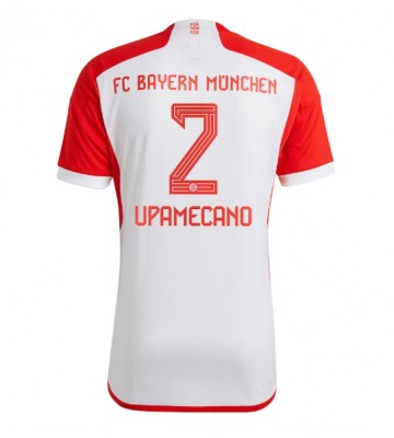 Bayern Munich Dayot Upamecano #2 Hjemmebanetrøje 2023-24 Kort ærmer